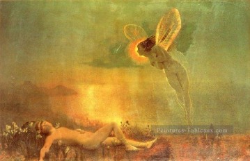 Endymion sur le mont Latmus ange John Atkinson Grimshaw Peinture décoratif
